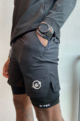 G-TEC "2-IN-1" Training Shorts